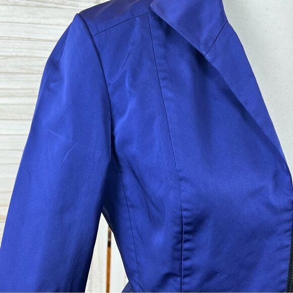 Lafayette 148 Indigo Cinched Waist Blazer Jacket 4 - Picture 7 of 11